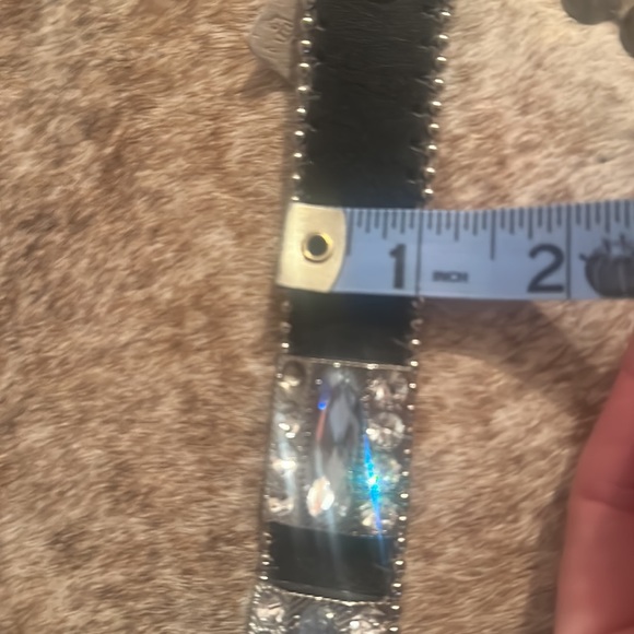 Gorgeous Wildfire belt. Size 34. Black. Bling. Unique - Picture 8 of 11